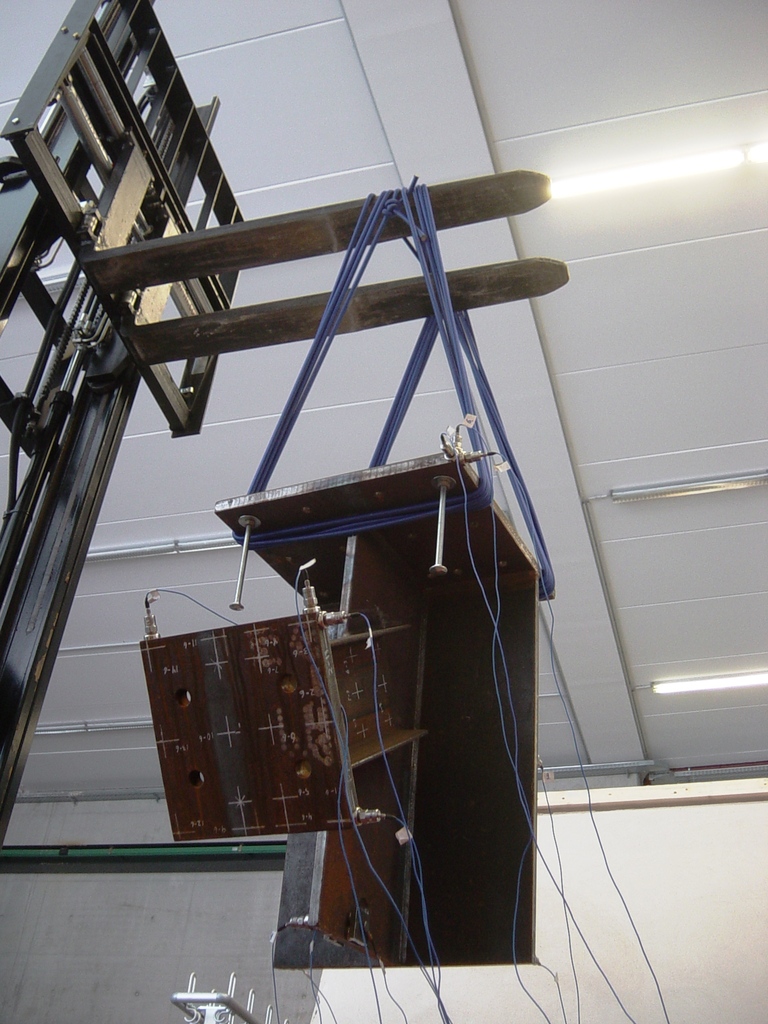 experimental setup in the laboratory